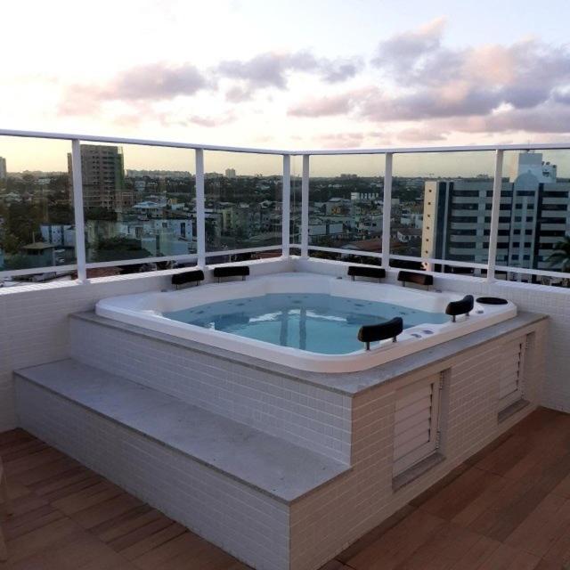 Appartamento Refugio A Beira-Mar, Ap Acolhedor E Jacuzzi Comunal Salvador Esterno foto