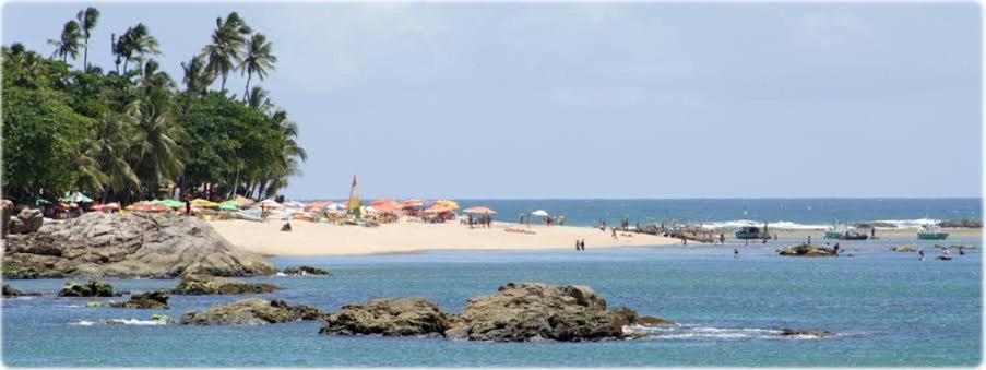 Appartamento Refugio A Beira-Mar, Ap Acolhedor E Jacuzzi Comunal Salvador Esterno foto